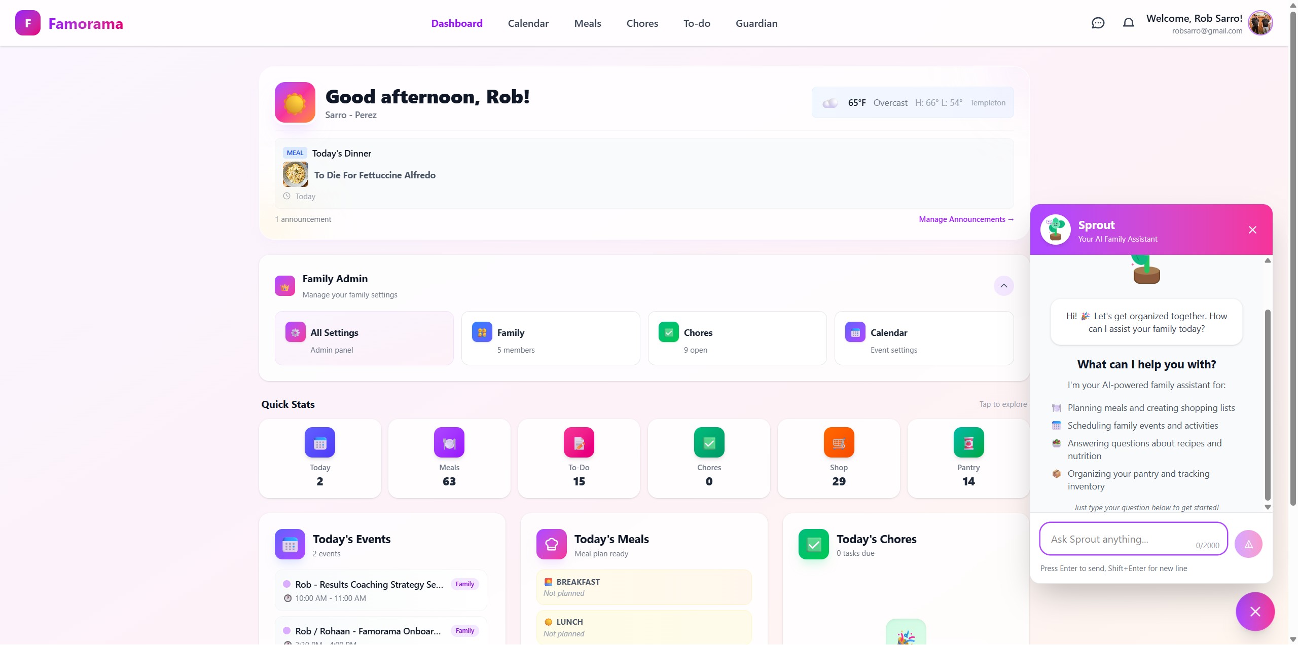 Sprout — Your AI Family Assistant screenshot